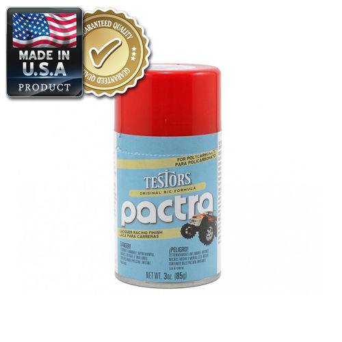 Tinta Pactra Spray Bolha - Vermelho Brihante (made In Usa)