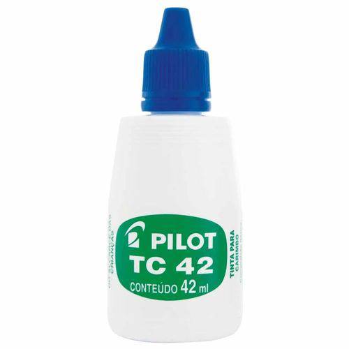 Tinta para Carimbo Pilot Tc 42 Ml Azul