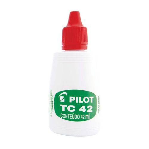 Tinta para Carimbo Pilot Tc 42 Ml Vermelho