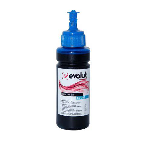 Tinta para Epson Bulk Ink L375 Cyan 100ml Corante Evolut