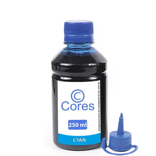 Tinta para Epson Ecotank L380 Cyan 250ml Cores