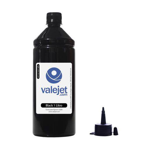 Tinta para Epson L606 EcoTank Black Pigmentada 1 Litro Valejet
