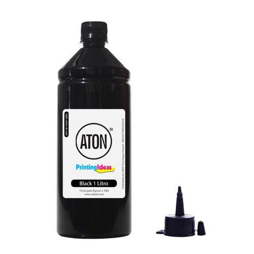 Tinta para Epson L380 Bulk Ink Black 1 Litro Corante Aton