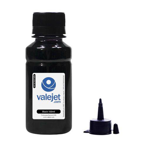 Tinta para Epson L395 Bulk Ink Black 100ml Pigmentada Valejet