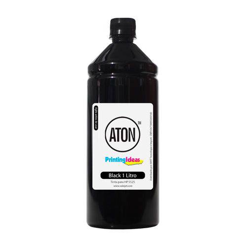 Tinta para HP 5525 | 4625 | 670XL Black Aton Pigmentada 1 Litro