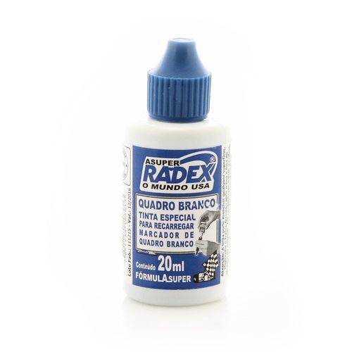 Tinta para Pincel Quadro Branco 20ml Azul - Radex