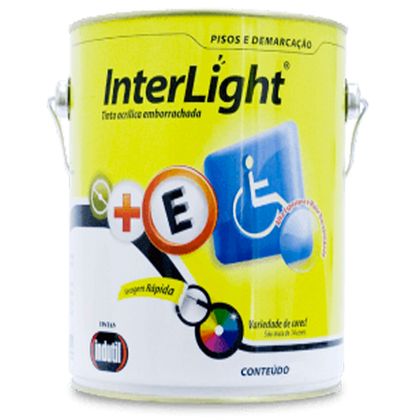 Tinta para Piso Interlight 18 Litros Preto