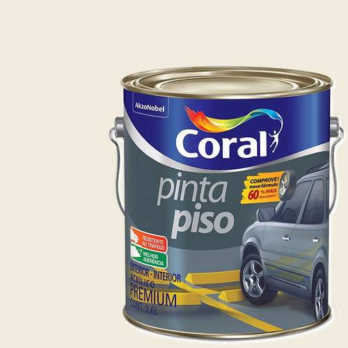 Tinta Pinta Piso Coral Branco - Galão 3.6 Lts