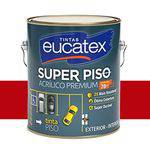 Tinta Piso Acrílico Premium Eucatex 3,6 L Vermelho Segurança