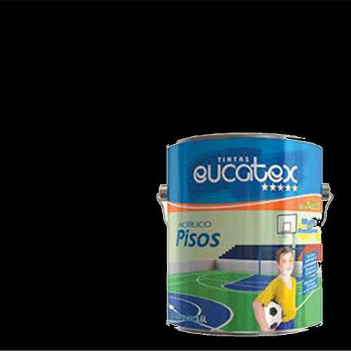 Tinta Piso Eucatex Fosca Premium Preto 3,6Lts.