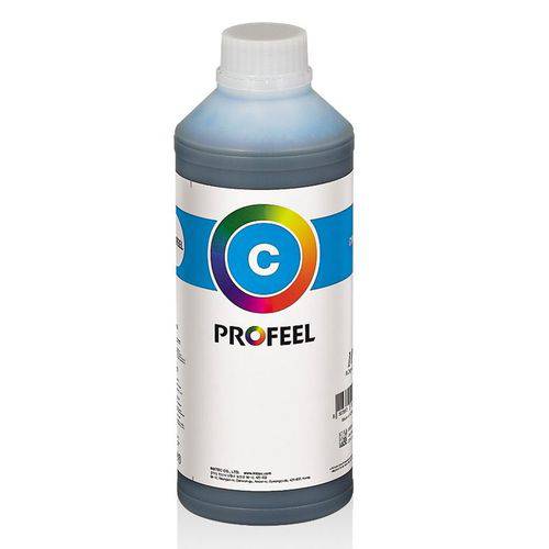 Tinta Profeel Corante Recarga HP Cyan | Azul - 1 Litro Lacrado