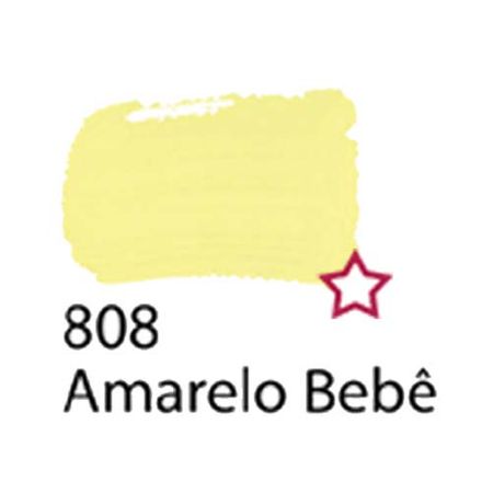 Tinta PVA Fosca para Artesanato 100ml 808 - Amarelo Bebê