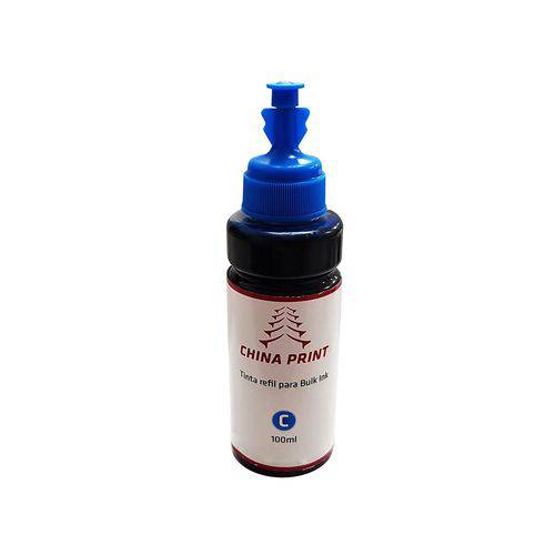 Tinta Refil para Bulk Ink Tanque de Tinta Ecotank Epson Ciano L375 L375 L475 L355 100ml Corante