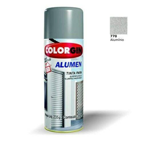 Tinta Spray Alumínio P/ Alumínio Alumen [ 770 ]