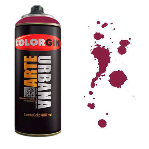Tinta Spray Arte Urbana Colorgin 400ml Framboesa - 956
