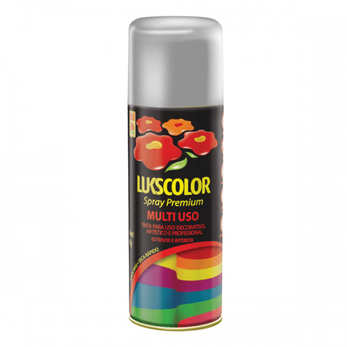 Tinta Spray Brilho Aluminio Lukscolor 0,4l