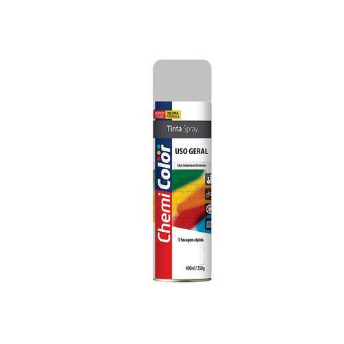 Tinta Spray Chemicolor Uso Geral Cinza Claro 400ml
