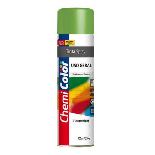 Tinta Spray Chemicolor Uso Geral 400ml Verde Claro - 43727