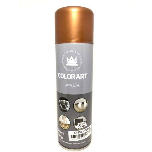 Tinta Spray Cobre Metálico Colorart Automotivo Objetos