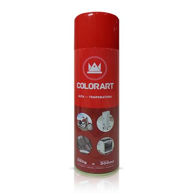 Tinta Spray Colorart Alta Temperatura 300ml - Vermelho