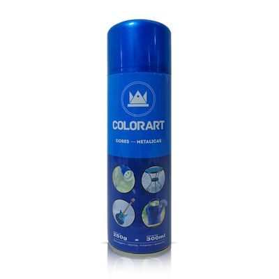Tinta Spray Colorart Cores Metálicas 300ml - Azul Metálico
