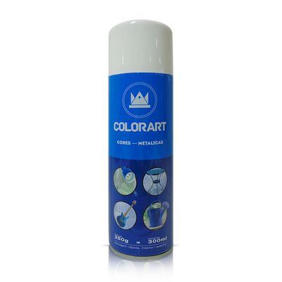 Tinta Spray Colorart Cores Metálicas 300ml - Branco Perolado