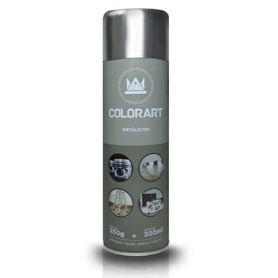 Tinta Spray Colorart Cromado - 300ml