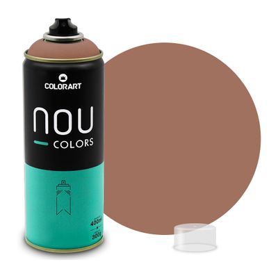 Tinta Spray Colorart Nou Colors para Grafiteiros - 400ml - Lareira