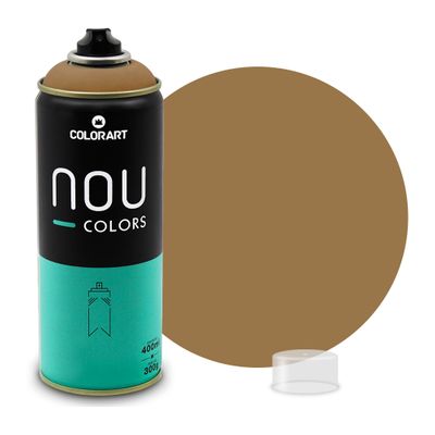 Tinta Spray Colorart Nou Colors para Grafiteiros - 400ml - Ocre