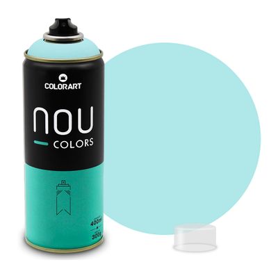 Tinta Spray Colorart Nou Colors para Grafiteiros - 400ml - Verde Mar