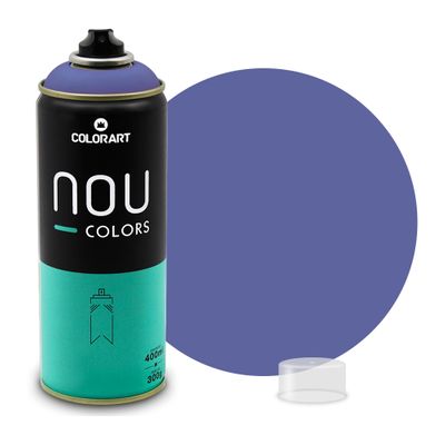 Tinta Spray Colorart Nou Colors para Grafiteiros - 400ml - Violeta