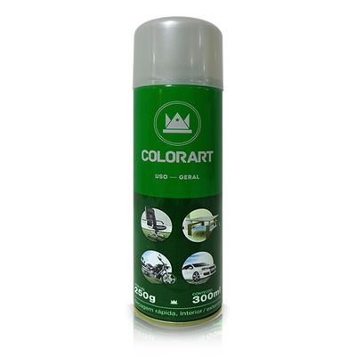 Tinta Spray Colorart Uso Geral 300ml - Alumínio Opalescente