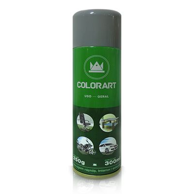 Tinta Spray Colorart Uso Geral 300ml - Cinza Placa