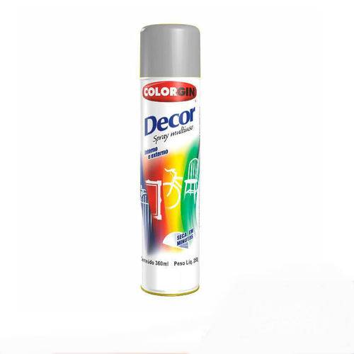 Tinta Spray Decor 8651 Cinza 250gr Colorgin