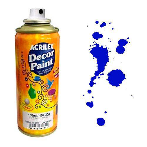 Tinta Spray - Decor Paint - 150ml - Azul - Acrilex 101500521