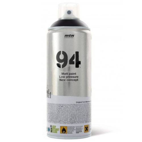 Tinta Spray Montana Colors Mtn 94 400 Ml Negro Rv-9011
