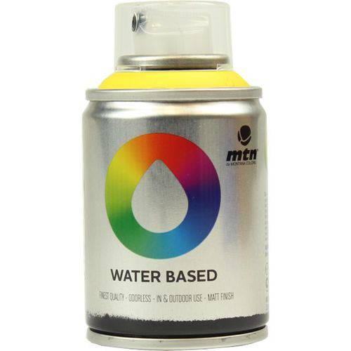 Tinta Spray Montana Colors Mtn Water Based 100 Ml Cadmium Yellow Medium Rv-1021