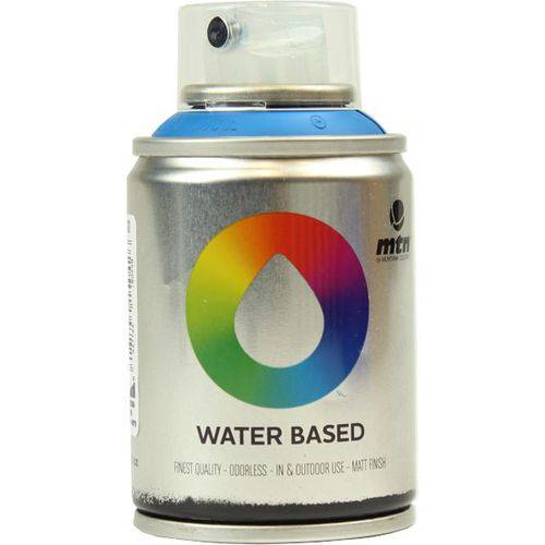 Tinta Spray Montana Colors Mtn Water Based 100 Ml Prussian Blue Rv-30