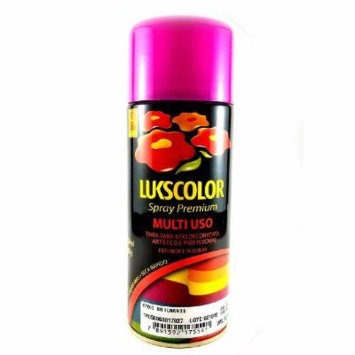 Tinta Spray Multiuso Roxo Brilhante 400ml Lukscolor - 2unidades