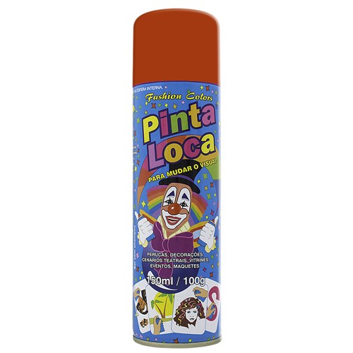 Tinta Spray para Cabelo Pinta Loca Vermelho com 150ml