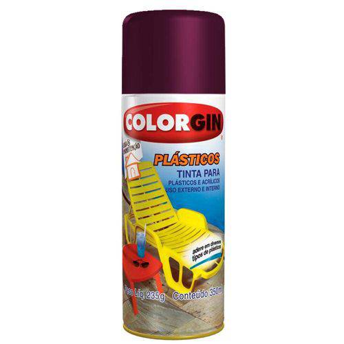 Tinta Spray Plástico Colorgin 350 Ml Magenta - 1518