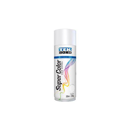 Tinta Spray Super Color Branco Fosco 350ml Tekbond