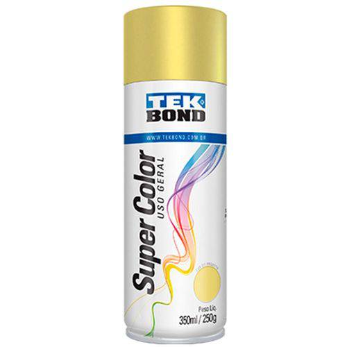 Tinta Spray Super Color Dourado Uso Geral 350ml-Tekbond-23051006900
