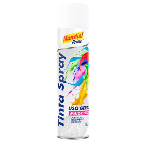 Tinta Spray Uso Geral 400ml Mundial Prime - Várias Cores