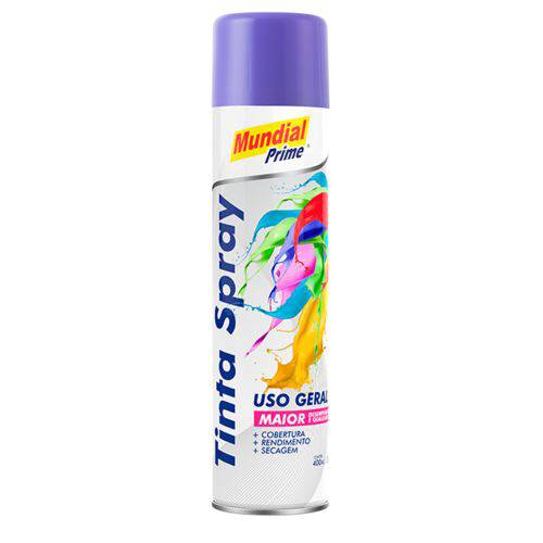 Tinta Spray Uso Geral 400ml Mundial Prime Violeta