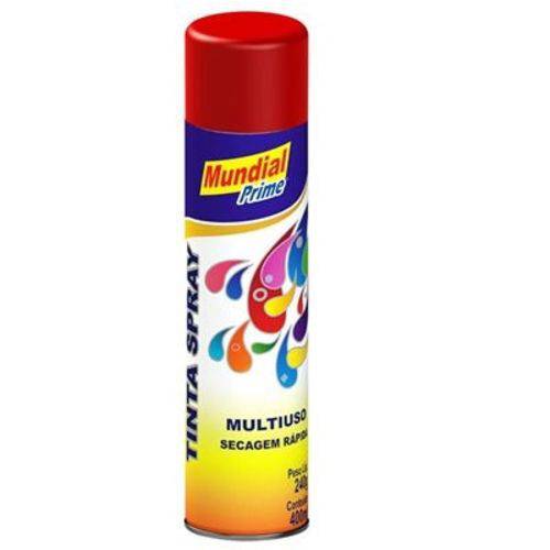 Tinta Spray Uso Geral Mundial Prime Vermelho 400ml