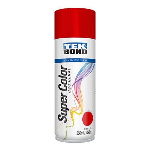 Tinta Spray Uso Geral Vermelho 350Ml Tekbond