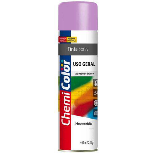 Tinta Spray Uso Geral Violeta Claro 400ml Chemicolor