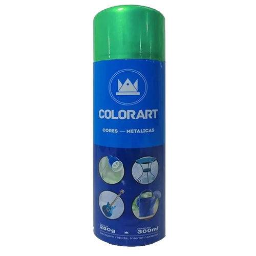 Tinta Spray Verde Metálico 300 Ml Colorart Interior e Exterior
