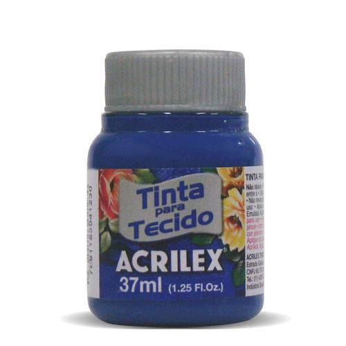 Tinta Tecido Acrilex Fosca 037 Ml Azul Cobalto 04140-502